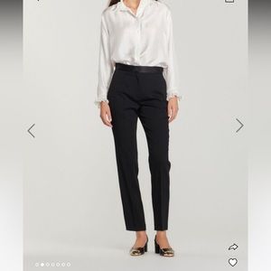 Sandro Paris - Trousers with Satin Waistband